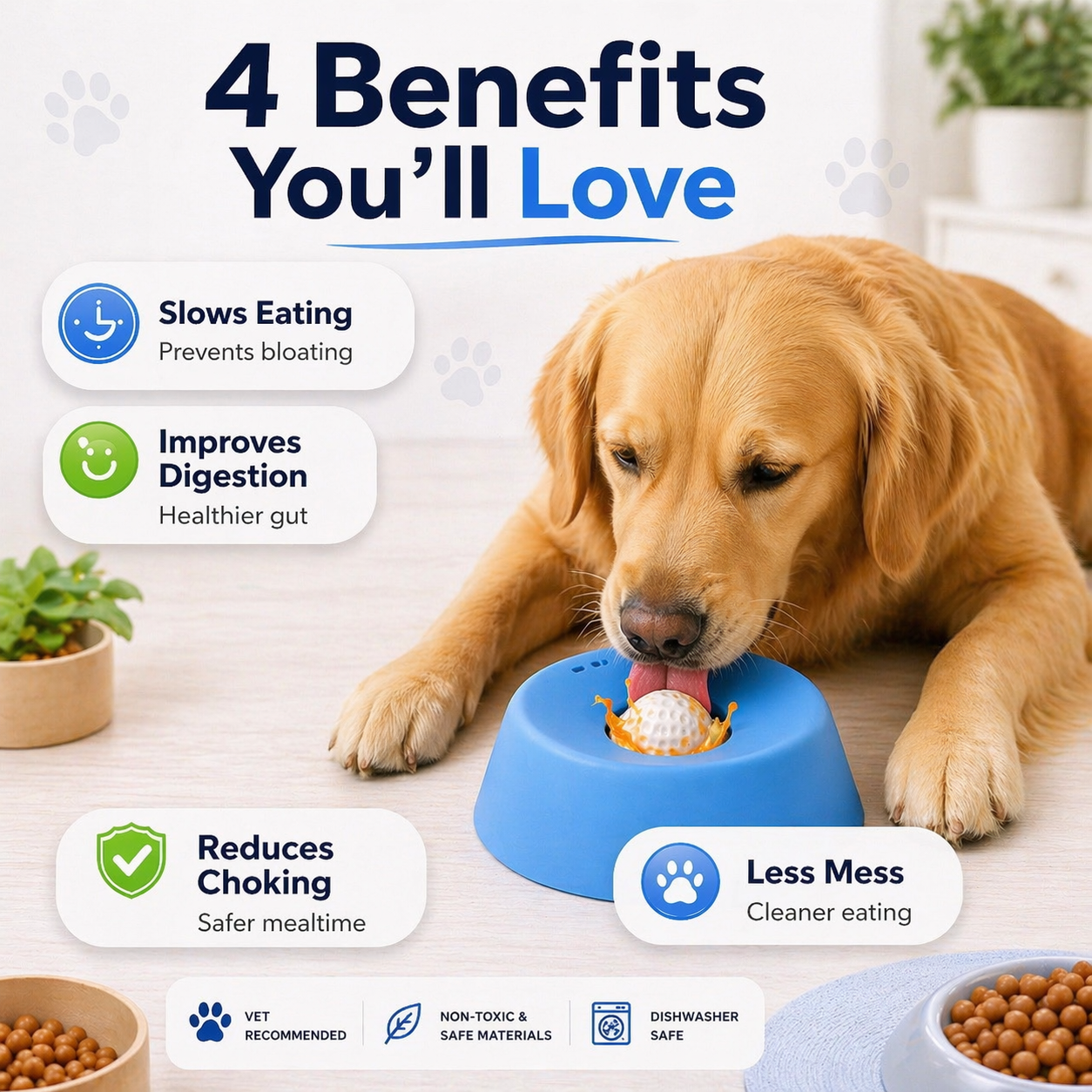 CalmFeed™ – Anti-Choking Slow Feeder for Dogs